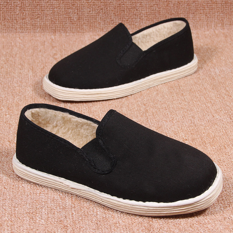 包邮老北京布鞋秋冬黑色加绒保暖千层底二棉鞋男女居家办公开车鞋,淘宝优惠券,粉丝福利购,淘宝优惠卷