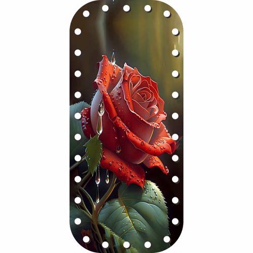 (拍六送一)兰馨家小椭圆印花亚克力板3.2毫米编织筐底 - 图1