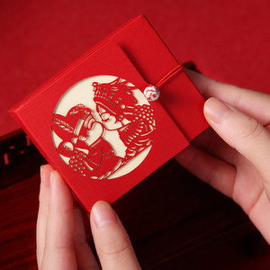 烟雨集 结婚喜糖盒子 2020个性创意方形喜糖盒婚礼婚庆糖果包装盒