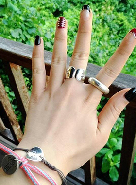 权志龙gd同款戒指1314一生一世