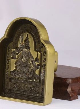 合金擦擦模具释迦牟尼地藏王莲花生大师绿度母长寿三尊不动佛印章