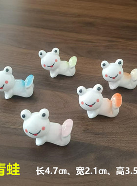 陶瓷小猫工艺摆件家居办公笔架筷子架园艺花盆鱼缸蛋糕动物装饰品