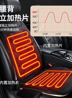 车载电动加热按摩靠垫