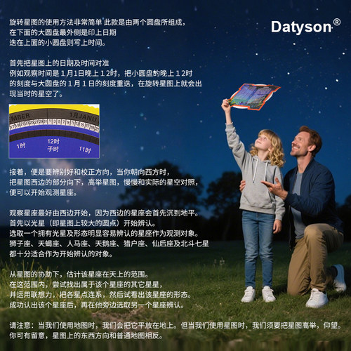 高清版星图旋转星盘天文爱好者观星助手天文观测活动星座图星空图 - 图3