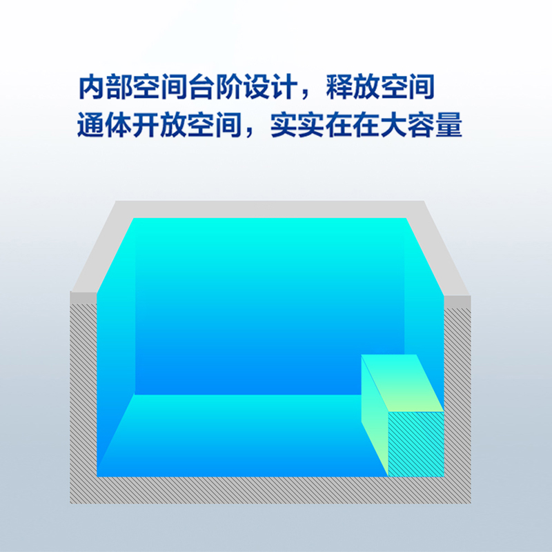 新飞201升一级节能小冰柜家用小型省电卧式商用冰箱冷藏冷冻冷柜-图2