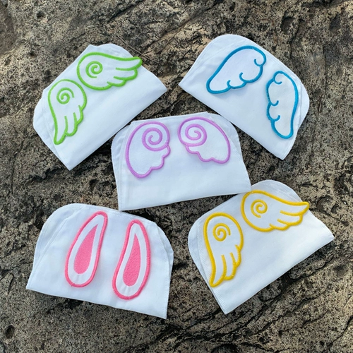 Детское полотенце от пота, хлопковая подушка, большой шарф для детского сада, с вышивкой, 0-1-3-4-6 лет