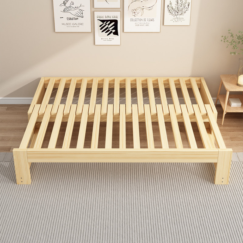 多功能伸缩床抽拉床折叠床 小户型单人双人两用全实木沙发床,淘宝优惠券,粉丝福利购,淘宝优惠卷