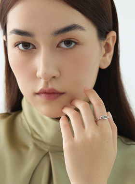 JudyCollins925叠戴指环小众