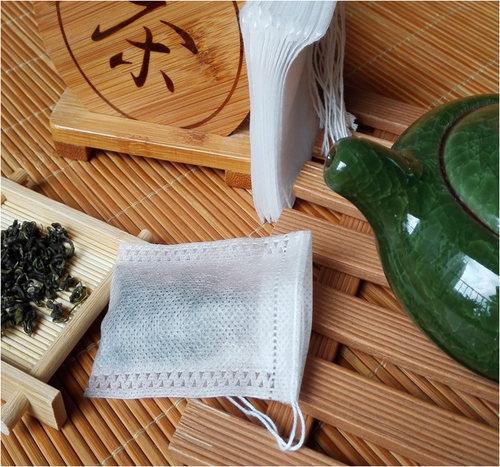 100个9*10无纺布中药煎药袋泡茶袋药浴袋茶包袋药粉袋过滤袋耐煮 - 图1