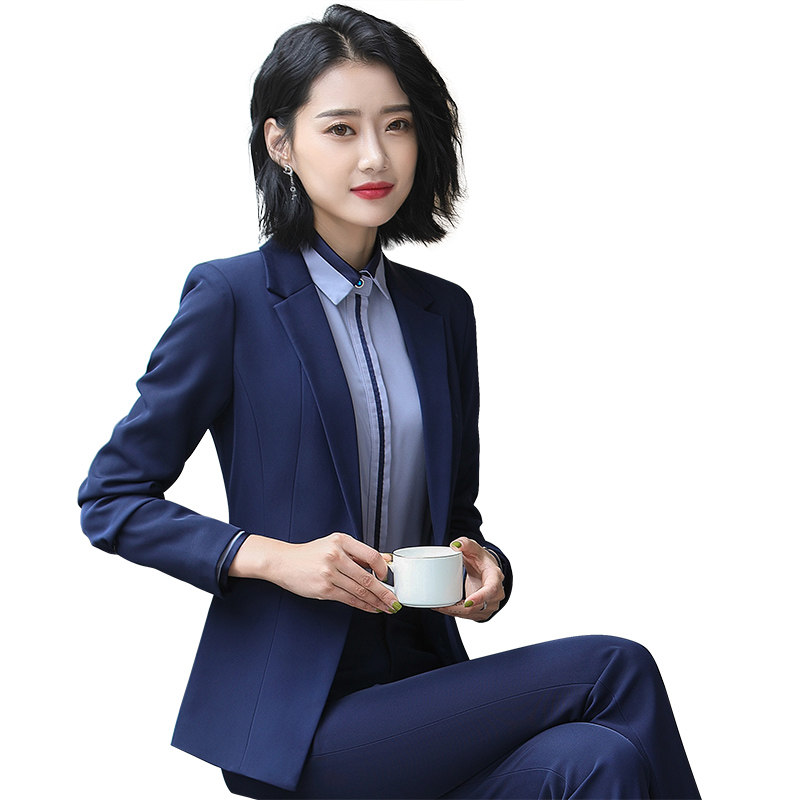 春季职业装套装女2025新款时尚气质正装女职场经理工作服女三件套_虎窝淘