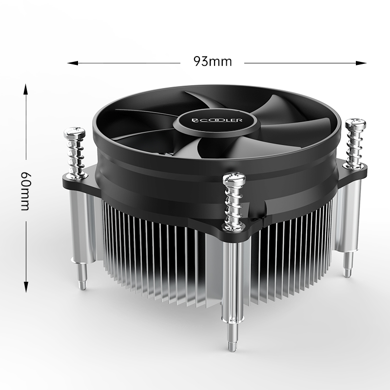 超频三T50C下压式散热器CPU风扇静音台式机电脑LGA1200/115X迷你一体机ITX薄款超频3酷睿i3/i5赛扬奔腾-图2