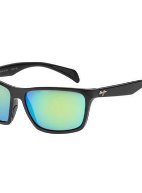 代购MauiJim男女太阳镜防紫外线偏光高清视野轻薄镜片黑色