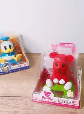 日本带回 Tomy多美 pingu企鹅唐老鸭 暴力熊积木熊太阳能摇头娃娃