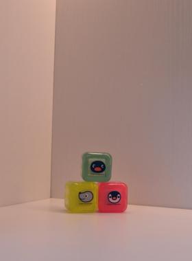 Pingu企鹅家族软胶骰子筛子