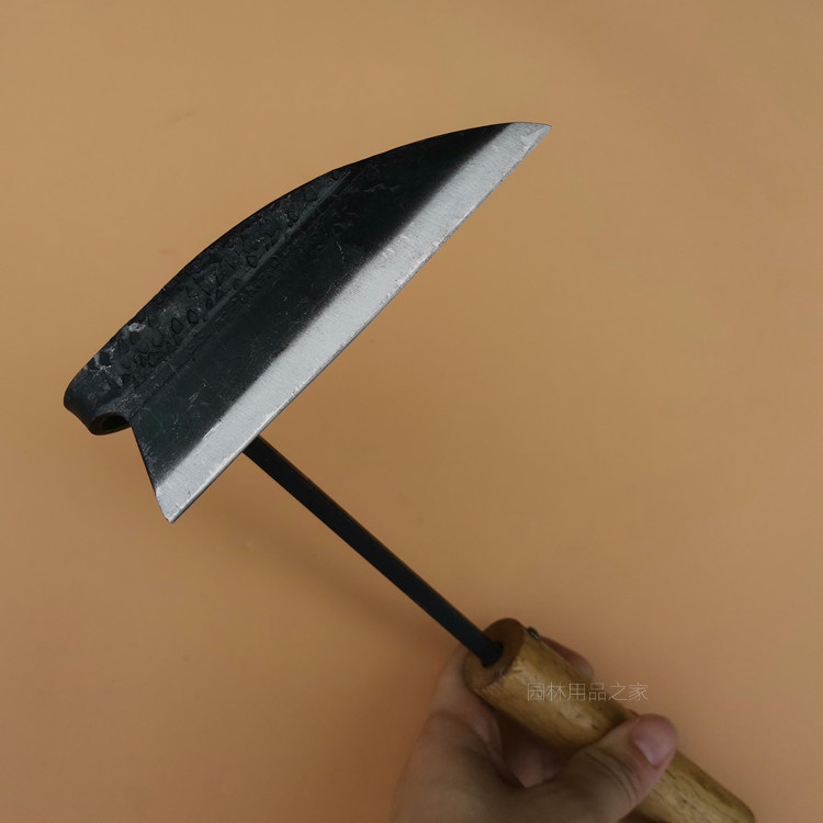 青钢付弯锄长颈弯把镰锄草割韭菜割野菜花园庭院工具弯头镰_虎窝淘