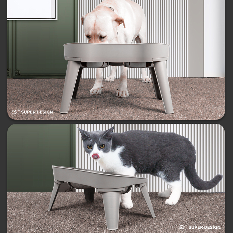 狗碗狗食盆双碗猫碗狗盆狗狗饮水食盆猫饭盆狗宠物保护颈椎桌子碗,淘宝优惠券,粉丝福利购,淘宝优惠卷