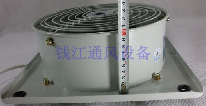 方形外转子轴流风机2极250mm白色双面网防油防潮厨房排风换气扇-图2