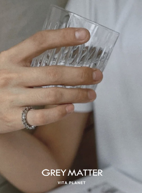 肌理熔蜡闭环个性原创戒指时尚