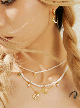 原创设计nescius星月项链