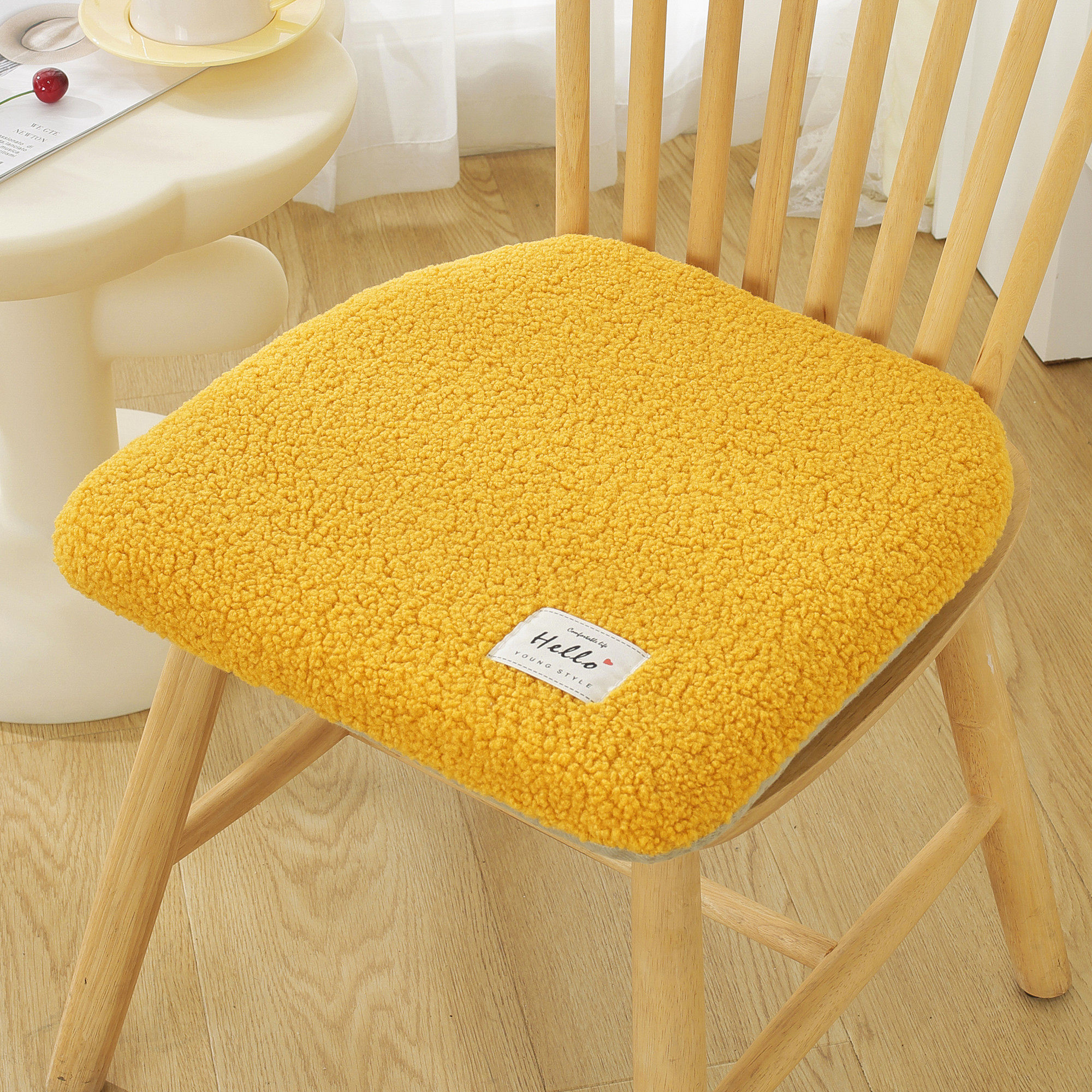 羊羔绒坐垫加厚毛绒马蹄形冬季屁股垫垫子餐椅垫可拆洗办公室久坐,淘宝优惠券,粉丝福利购,淘宝优惠卷