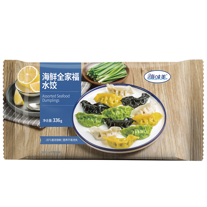 海当洋海鲜全家福水饺早餐黄花鱼鲅鱼墨鱼虾仁手工冷冻水饺组合装,淘宝优惠券,粉丝福利购,淘宝优惠卷