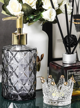 卫生间摆件组合陶瓷软装托盘