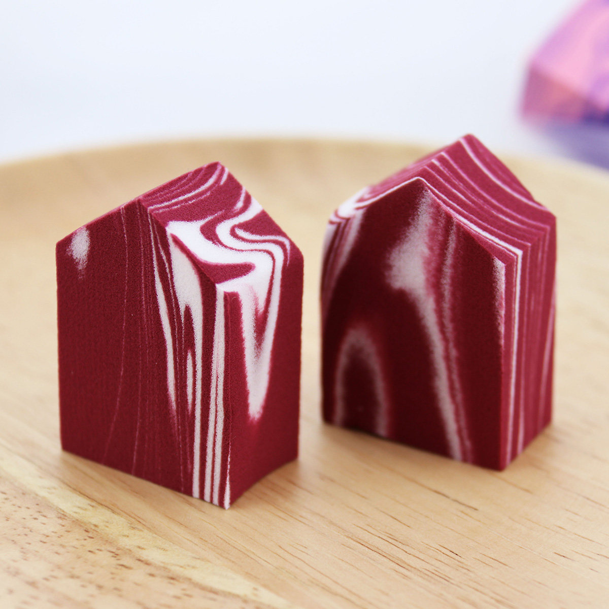 12个小房子粉扑五角长方形海绵干湿两用美容美妆蛋不吃粉化妆工具,淘宝优惠券,粉丝福利购,淘宝优惠卷