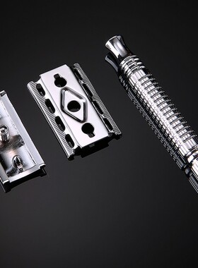 日美手动泡沫老式不锈钢刮胡子刀