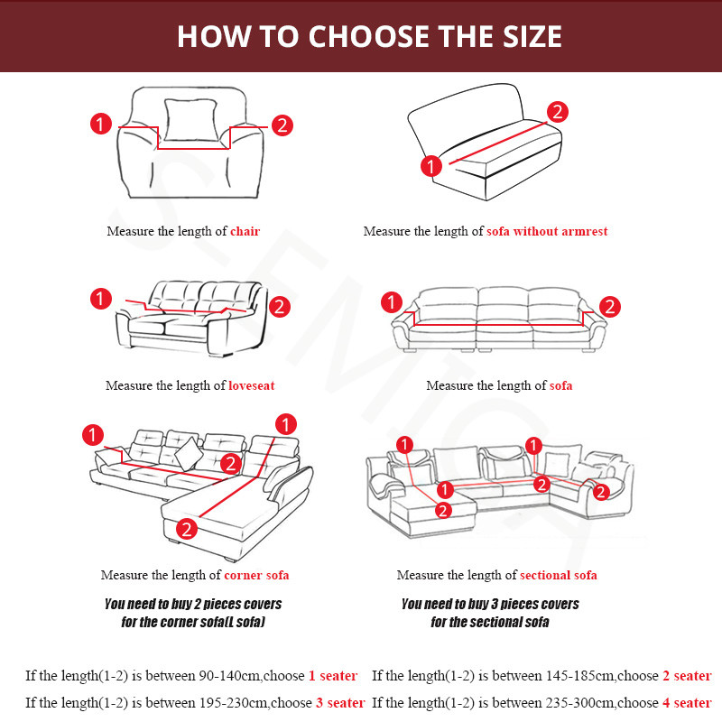 L shape sofa covers for living room corner sofa cover stret - 图2