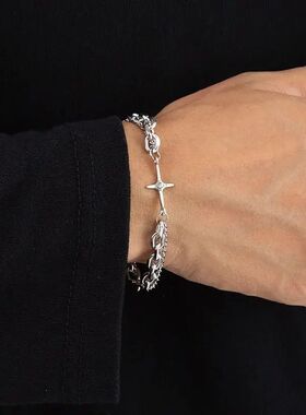 Y2K Vintage Star Bracelet Punk Multilayer Chain Bracelets fo