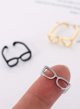 Fashion Open Rings Adjustable Eyeglass Cute Glasses Ring for
