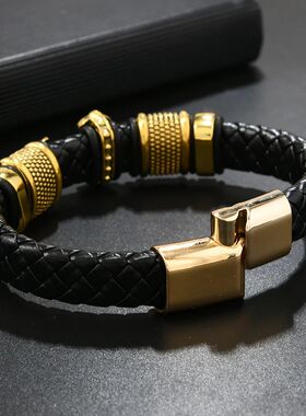 Individualiy Rero Punk Gohic Harajuku Fashion Leaher Bracele