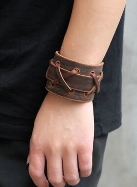 Punk Gohic Rero Simple Individualiy Fashion Tide Bracele Sai