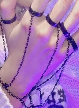 European American Personalized Cool Cyberpunk Gohic Chain Wr