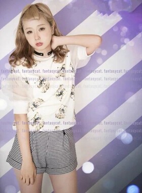 Harajuku syle Tide Sree phoo Punk Nigh club Sex appeal Swee