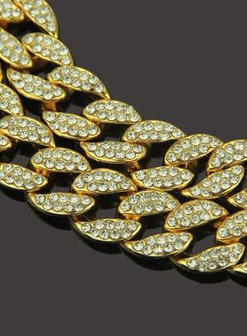 European and American men's accessories all diamond studded