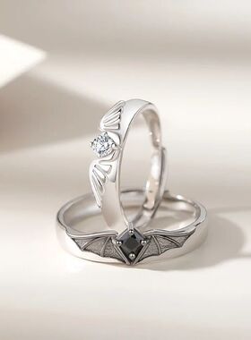 Sainless Seel Angel Demon Couple Rings Fashion Design Creaiv
