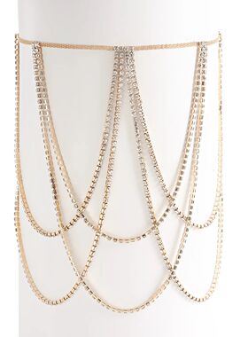 New Sexy Luxury Multi-Layer Leg Chain Body Chain for Women F