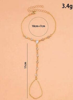 Fashion Transparen Rhinesone Beades Bracele for Women Ligh L