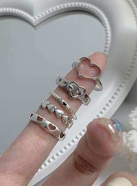 Bohemian Butterfly Pearl Rings Set for Women Shine Pearl Got