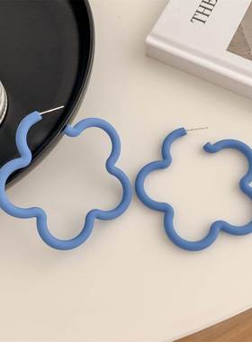 Makersland Exaggerated Fashion Ring Earrings Jewelry Simple