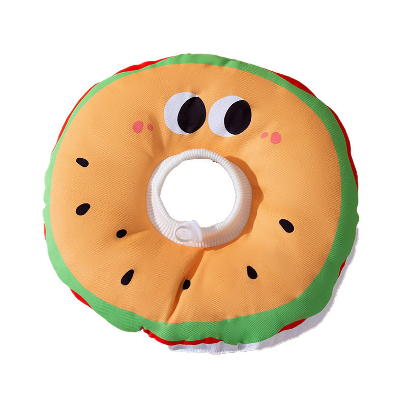 猫咪汉堡包伊丽莎白绝育防舔猫头套可调节可吃饭防舔咬神器脖圈,淘宝优惠券,粉丝福利购,淘宝优惠卷