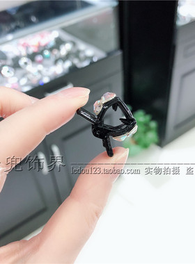 小号水钻韩国树脂百搭刘海夹新品