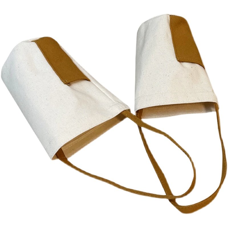 范兜兜/保温杯套袋 可斜挎水杯手提保护套帆布个性撞色水壶保温袋,淘宝优惠券,粉丝福利购,淘宝优惠卷