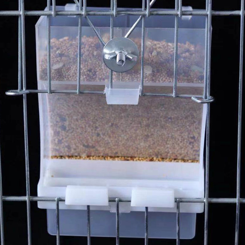 防撒防溅鸟食盒鹦鹉喂食器自动鸟用食盒下料器八哥虎皮牡丹喂鸟器,淘宝优惠券,粉丝福利购,淘宝优惠卷