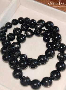 超强来财F小人·十字光眼天然金运石手串男女同款霸气护体招米