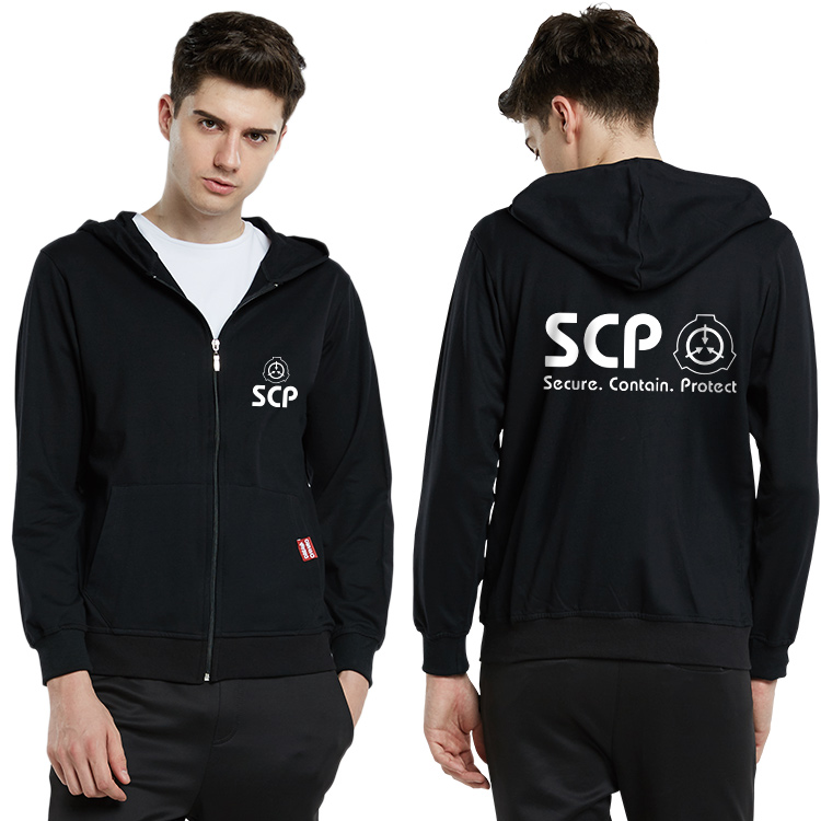 SCP基金会衣服连帽开衫外套秋冬季动漫外套风衣scp机动特遣队卫衣 - 图3