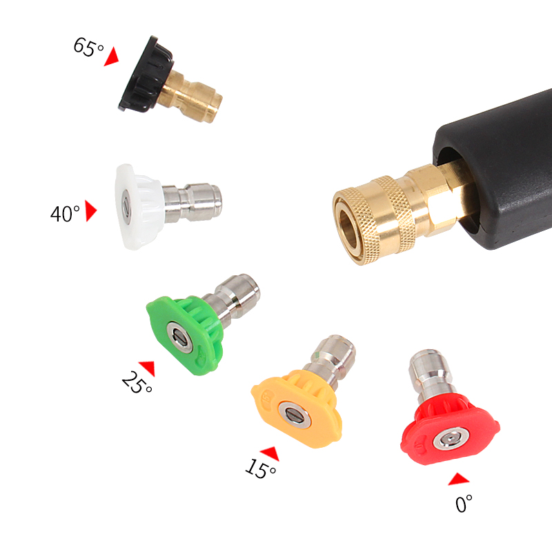 高压水枪洗车专用喷头机强力水枪喷头喷嘴刷车55/58/380黑猫配件-图2