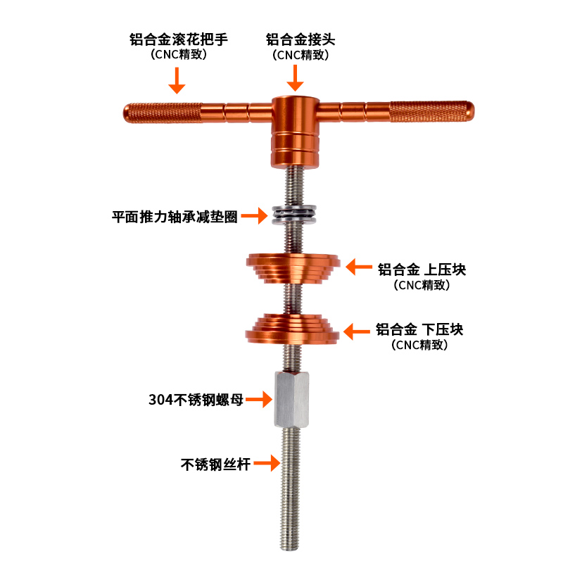 山地自行车碗组安装拆卸工具压入式中轴BB通用改装维修工具 - 图2