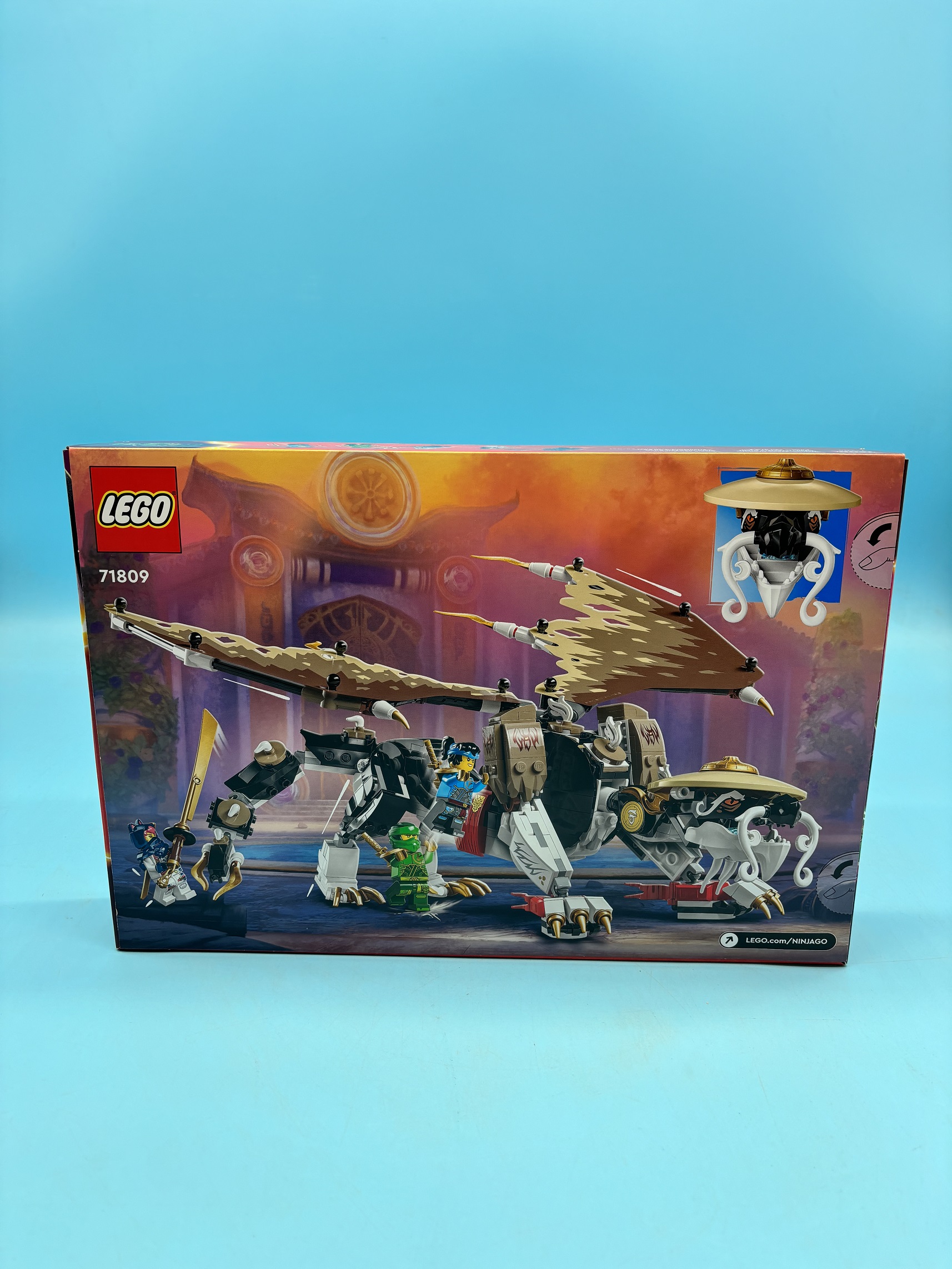 LEGO乐高幻影忍者71809龙大师伊戈特男女孩益智拼搭积木玩具新品 - 图1